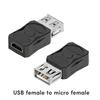 USB2.0 Adapter Micro/Mini Stecker Buchse Konverter Anschluss USB Ladeadapter für Computer Tablet PC Mobiltelefone