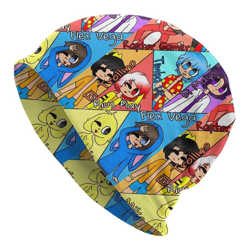 Cute Mikecracks Bonnet Hats Fashion Outdoor Skullies Beanies Hat Cartoon for Unisex Women Warm Dualuse Caps