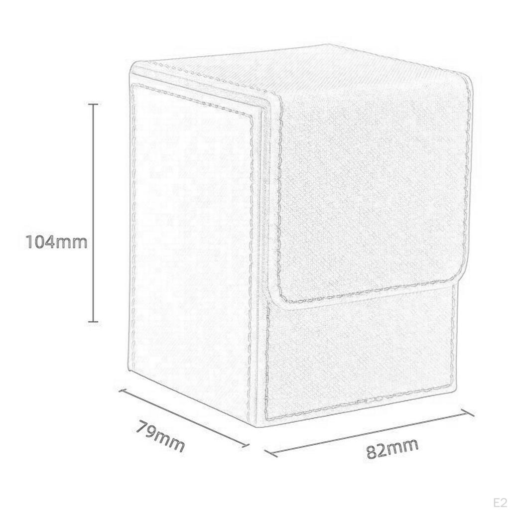 Boîte à Cartes, Organisateur de Rangement, Étui Support, Contenant pour Cartes à Collectionner, Durable