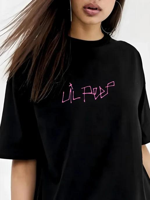 Oversized T-shirt with a Lil Pip print 2XL