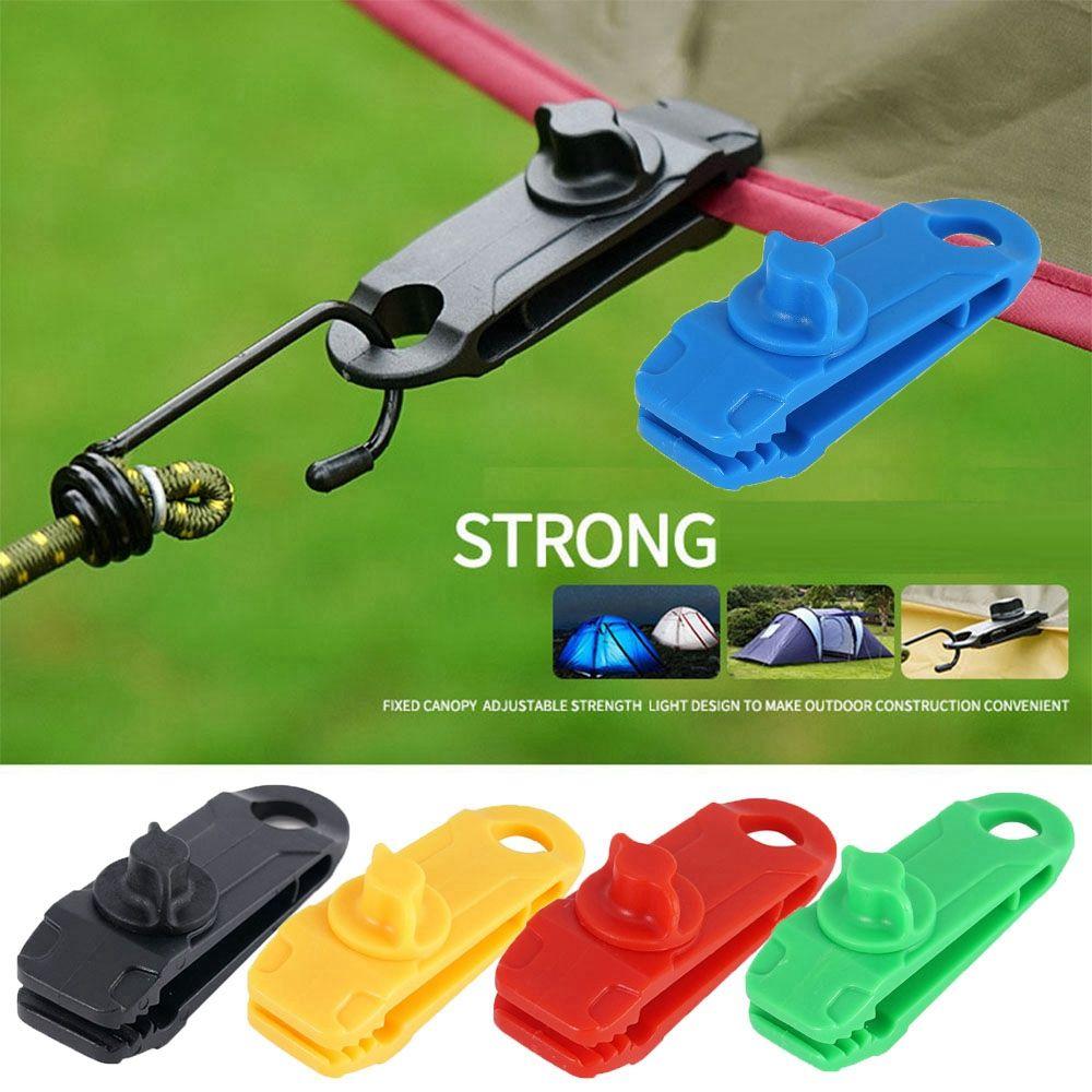 Jaw Grip Tents Accessories Camping Tent Holder Canvas Tighten tool Windproof Clip Hook Tarp Clips
