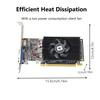 GeForce GT 610 Graphics Card, 2GB, DDR3, 64-bit, PCI Express X16, DirectX 11, HDMIVGA, Low Profile, Entry-level GPU for PC, SFF, and HTPC, Compatible