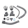Quick Draining Expandable Multiple Deodorants Universal Drain Kit Kitchen Sink Double Hose Drain Kit for Kitchen Sink
