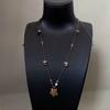 Lucky Star Tiger Eye Stone Beaded Braided Necklace, 2025 New Luxury Minimal Sweater Chain Choker