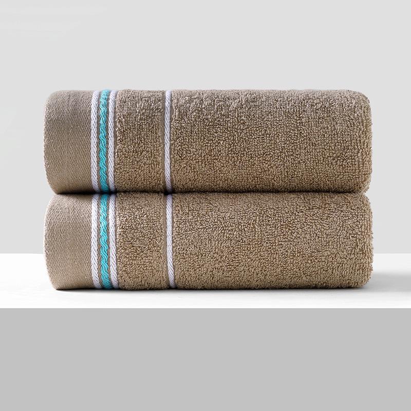 Soft, Absorbent Polyester-Cotton Towels - Thickened for Household Use, Face Wash, and Gifts