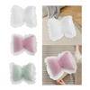 Bowknot Throw Pillow Car Backrest Cushion Breathable Soft Decoration Sofa Pillow for Living Room Nursery Bed Sofa 32 Cmx40 cm