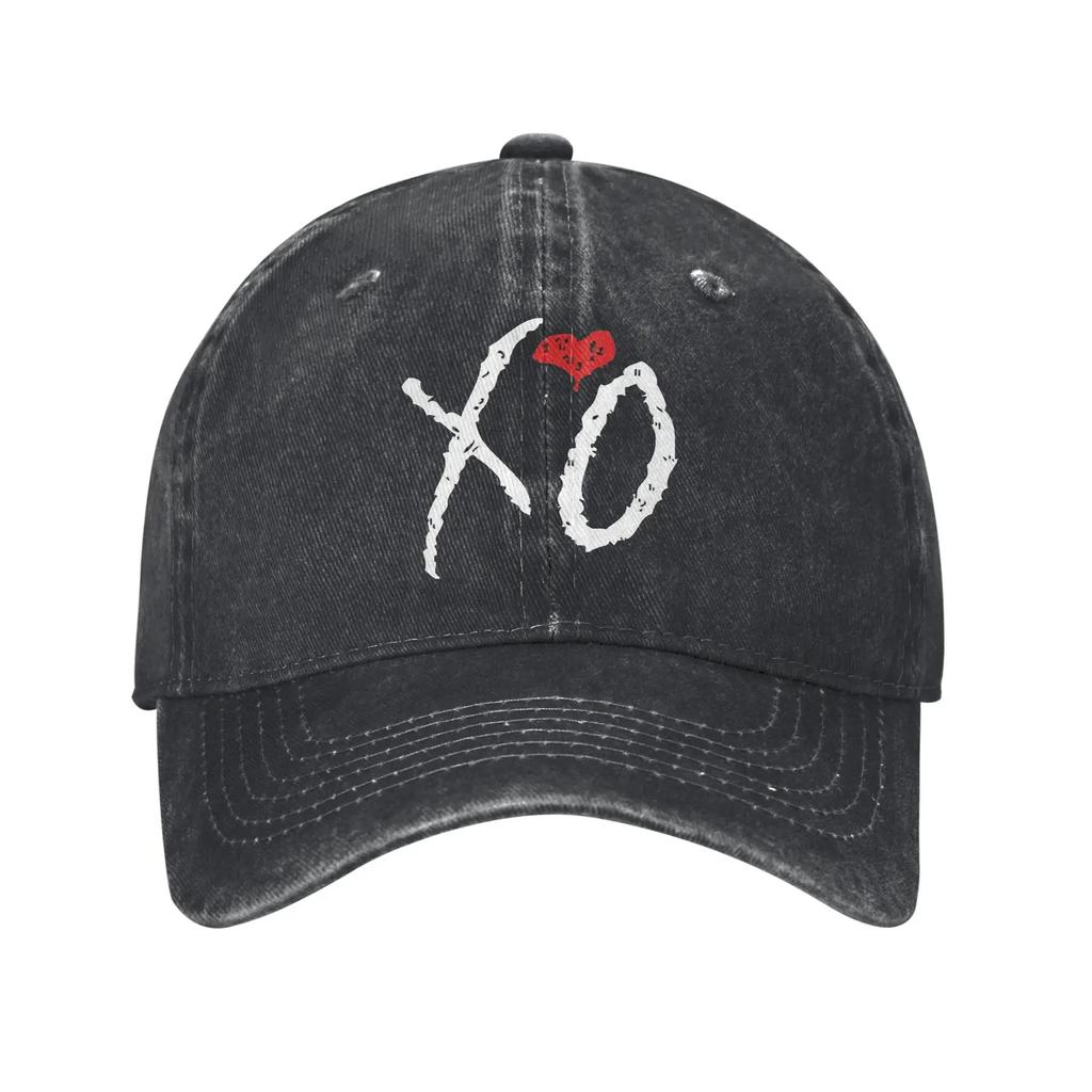 Unisex The Weeknd Muzikinio Turo XO Logotipo Kepurės Aksesuarai Beisbolo Kepurė Klasikinė Trucker Kepurė Reguliuojama