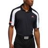 adidas Polo Shirts Men's Black Polo Collar Moderate Straight Fit FJ9850-