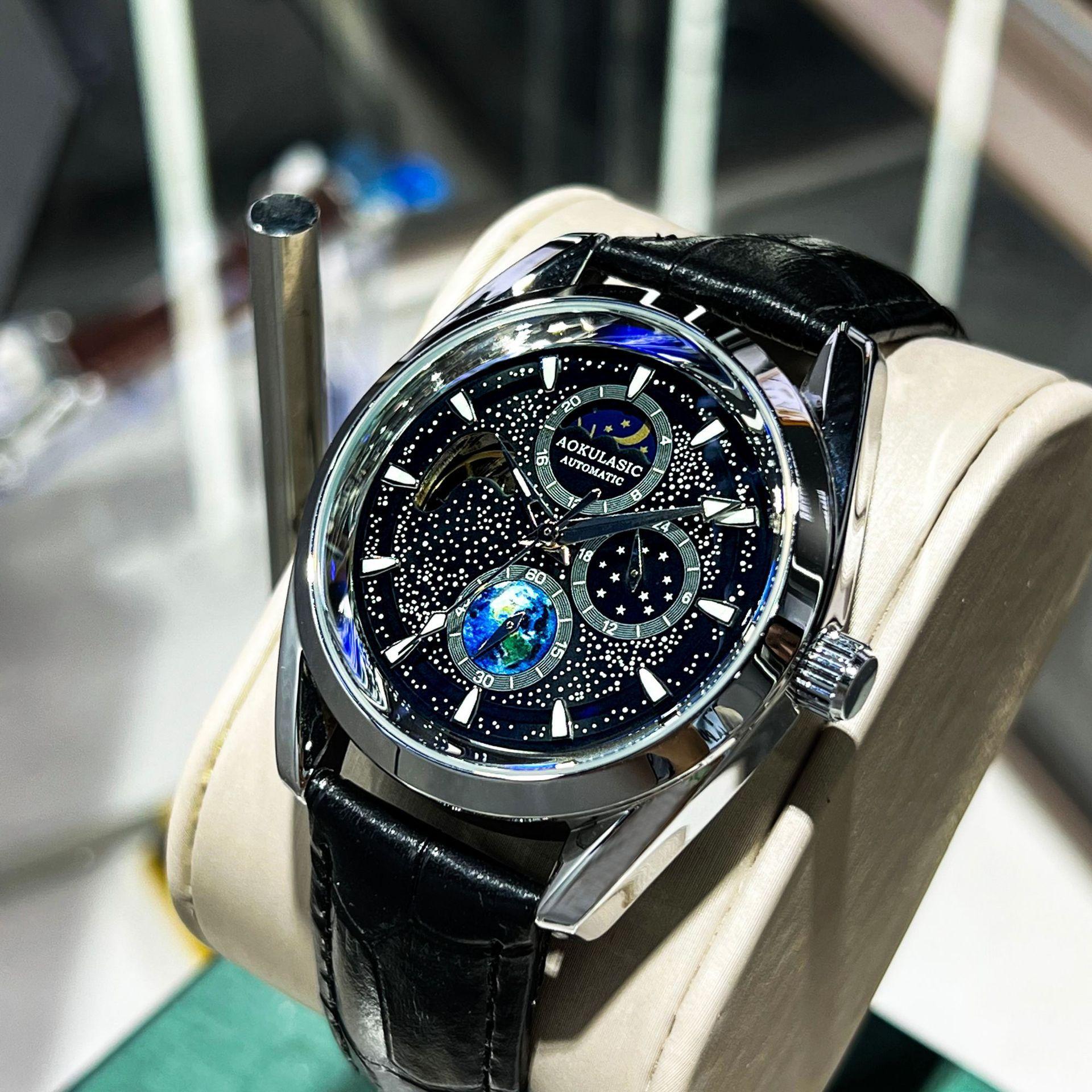 New Starry Sky Dial Watch Men`s