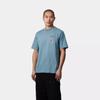 Carhartt WIP SS25 S/S Old Friend T-Shirt Cartoon Rabbit Print Crew Neck Short Sleeve T-Shirt Men Tops Blue I034773-2PA-XX