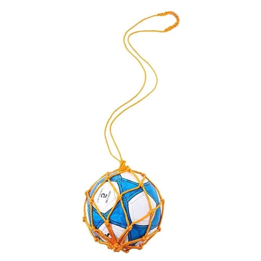 Mesh Bag Soccer Ball Net Kicker Trainer Football Self Trainer Kick Net Pocket  Bounce The Ball
