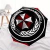 Umbrella Corporation Security T-Shirt - Cute 3-Fold Compact Umbrella Design with US Badge & Red/White Star Logo, Durable Plast