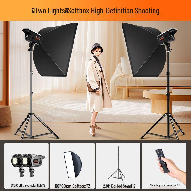 Floor Standing LED Fill Light for Streaming & Photography