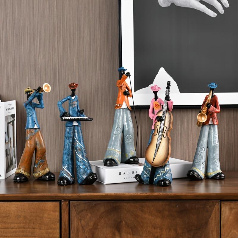 Creative Band Art Ornaments Music Figures Living Room Bookshelf TV Cabinet Wine Cooler Light Luxury Decorations Furnishings