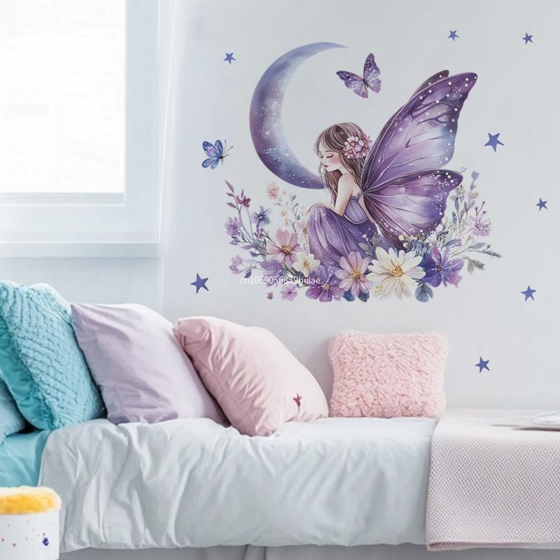 Multicolored Butterfly Wall Stickers for Girls Room Decoration Bedroom Decals Home Decor
