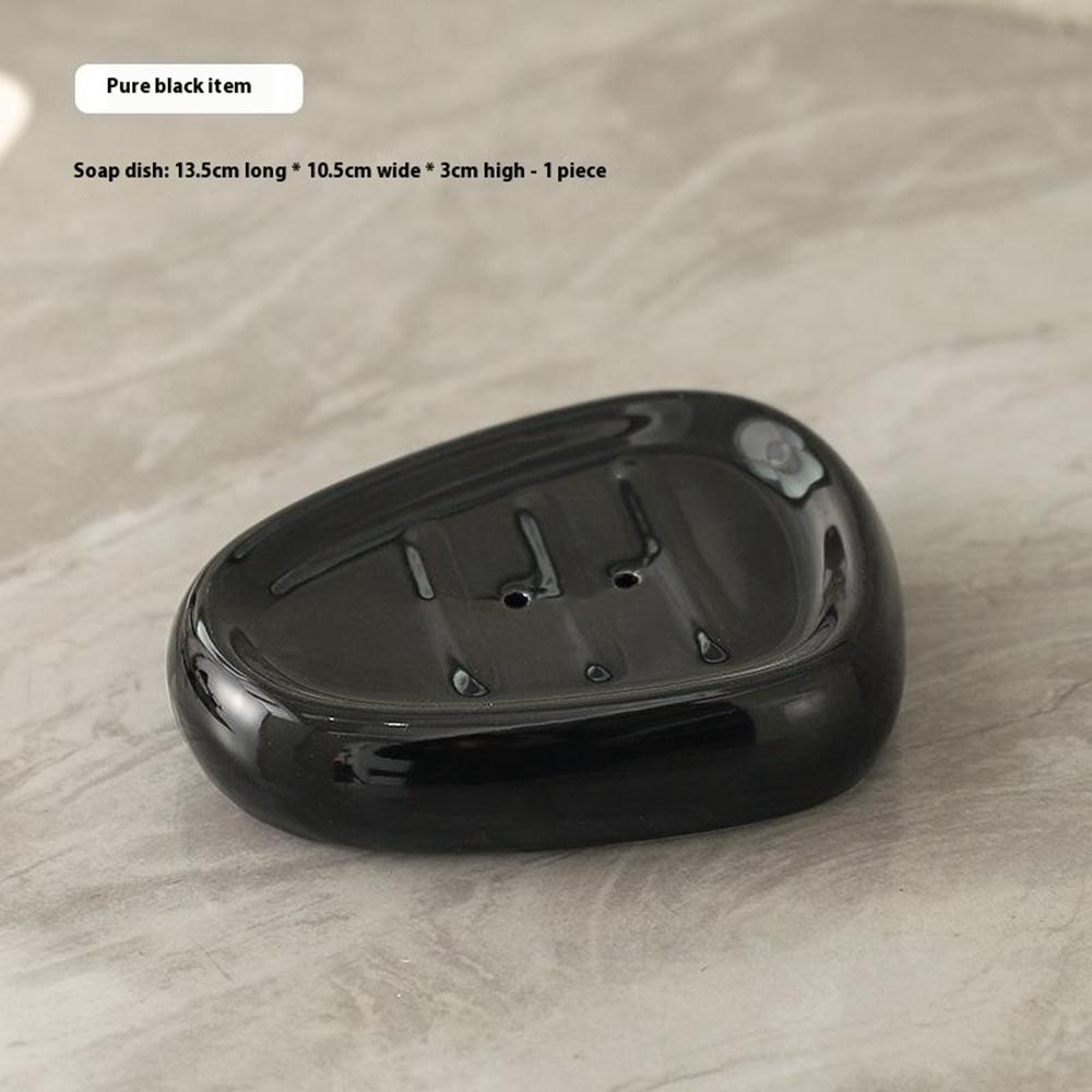 4Pcs/Set Ceramic Bathroom Accessories Toothbrush Holder Lotion Dispenser Bottle Rinsing Cup Soap Dish