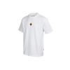 Converse T-Shirts Herren Weiß Rundhals Mäßig Gerader Schnitt 10022785-A01