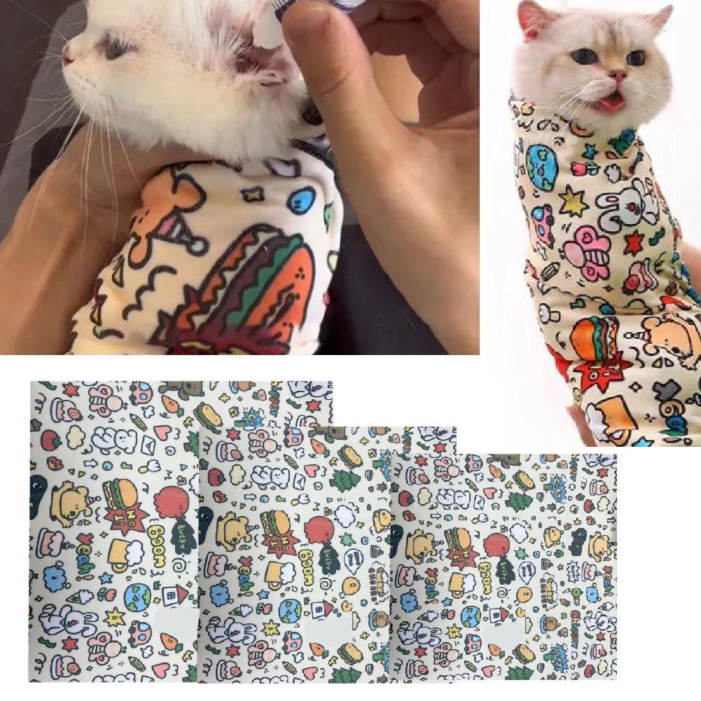 Cat Grooming Wrap Self-Adherent Pet Cat Grooming Wrap Pet Cat Supplies Calming Bag For Nail Cle W8M6