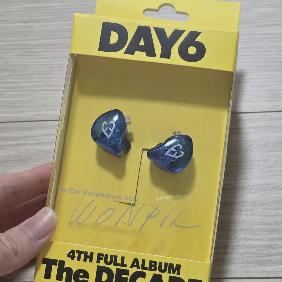 Day6 In-ear Wonpil New Item In Stock