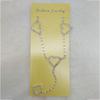 Rhinestones Belly Chain Jewelry With Heart Pendant Body Jewelry For Women Waist Chains Body Chain Jewelry Waist