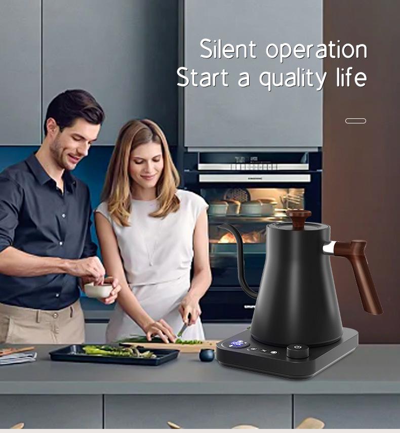 2025 Smart Electric Gooseneck Kettle for Hand Brewing Coffee - New Constant Temperature Design