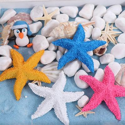 Cute Simulation Starfish Resin Sea Stars Decoration Photography Props Starfish Ornaments  Fish Tank