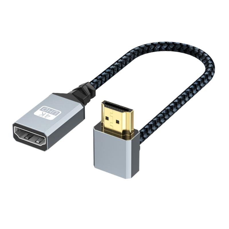 Quality Short HDTV Male to Female Cable, 4K Compatible HDTV Extender Highly Speed Data Cable for Home Theater Setups