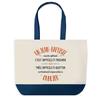 Tote Bag - PLANETEE - Shopping Bleu Jean Aussi Génial - Coton - Bleu - Imprimé En France