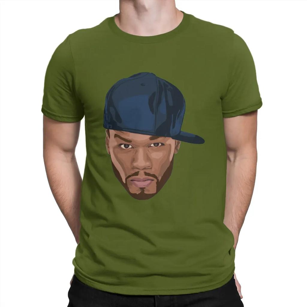 Popular American Rap Singer Unique TShirt 50 Cent Casual T Shirt Newest T-shirt For Adult Unisex