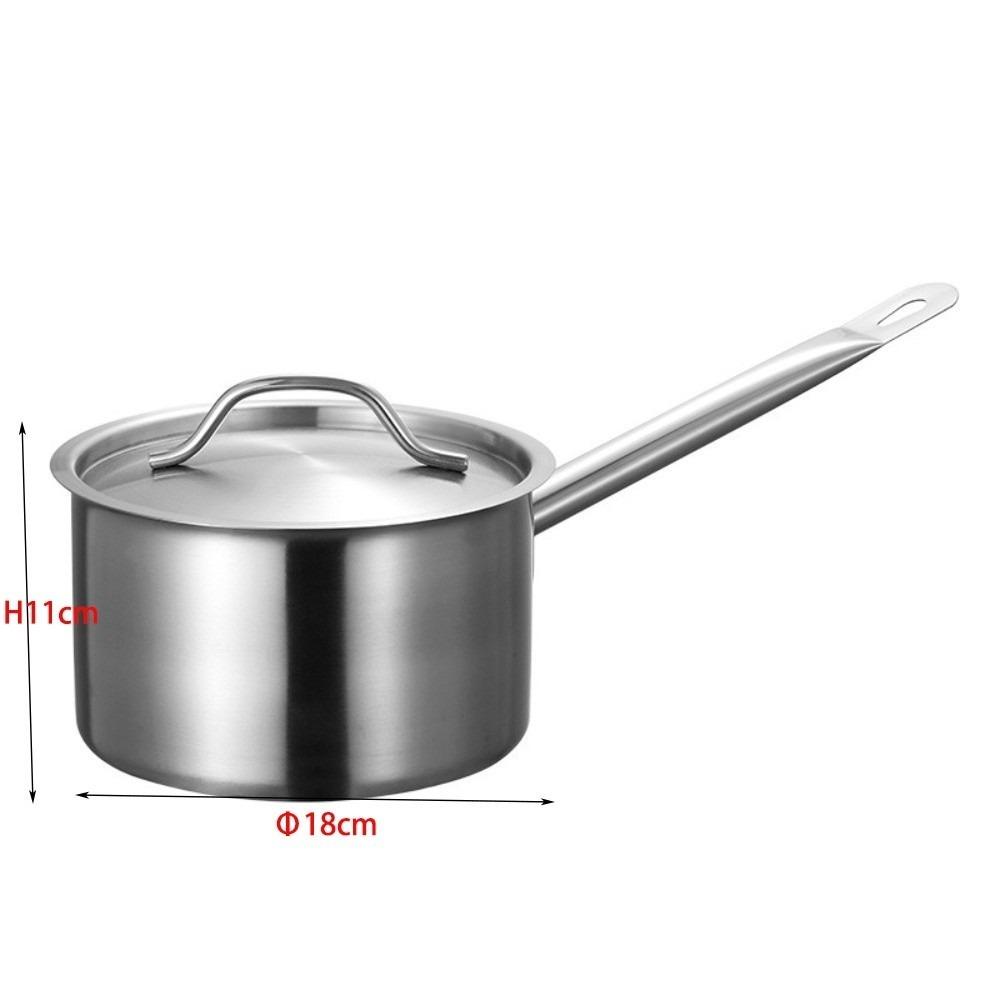 Stainless Steel Cooking Pot Practical Milk Pot New Sauce Pan  Kitchen Supplies