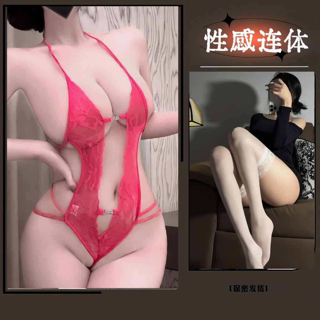 European and American Erotic Underwear, Hot Lace Neck Onesie, Pure Desire To Open the File, Passion Free Pajamas