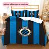 Set Copripiumino Trapuntato Modello Bruges Decorazione per la Casa Regalo (1 * copripiumino + 2 * federe senza imbottitura)
