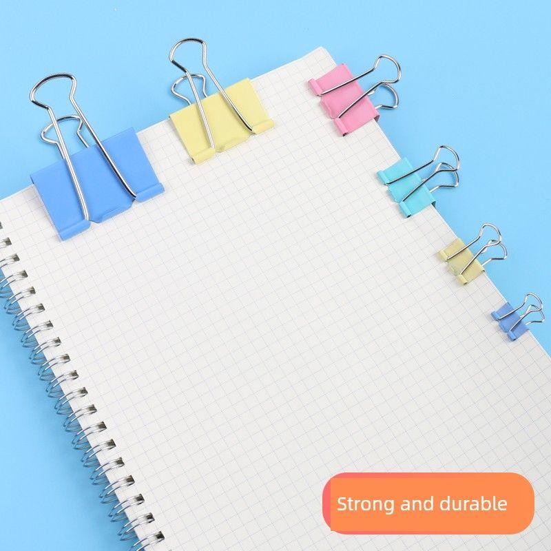 Series Medium Financial Files Strong Colorful Long Tail Clip