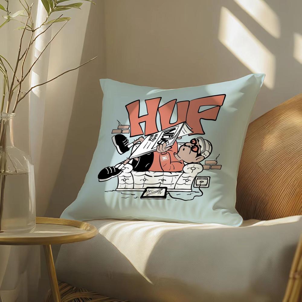 H-Huf Fashion Pillow Case Pattern Printed Pillowcase For Living Room Sofa Cushion Cover & Bedroom Decor