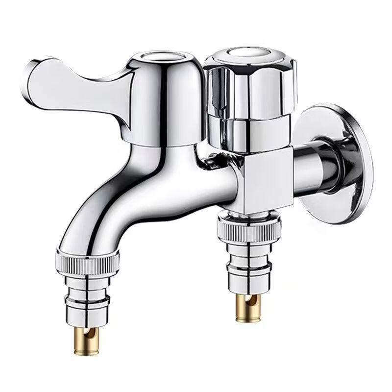 TLXT Stainless Steel Dual Control Washing Machine Faucet