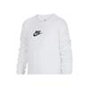 Nike Sportbekleidung Uni-Logo Langarm T-Shirt Kinder Oberteile Weiß FJ2958-100