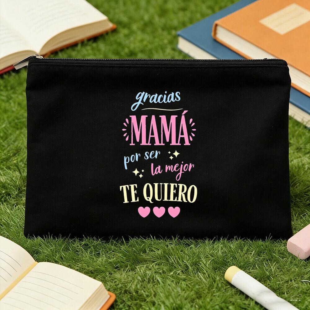 

Best Mom in The World Print Makeup Bag Travel Neceser Travel Toiletry Organizer School Pencil Bags Mother s Day Gift for Mom
