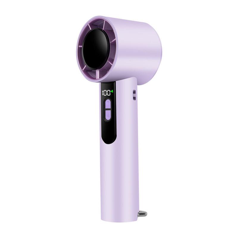 Weilexing Folding Ice Pack Cooling Fan - High-Speed Turbine, Long Battery Life, USB Portable Handheld.