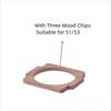 51/53/58mm Espresso Powder Bowl Storage Rack Walnut Wooden Filter Basket Corner Rack Textured Coffee Bowl Filter Storage Rack