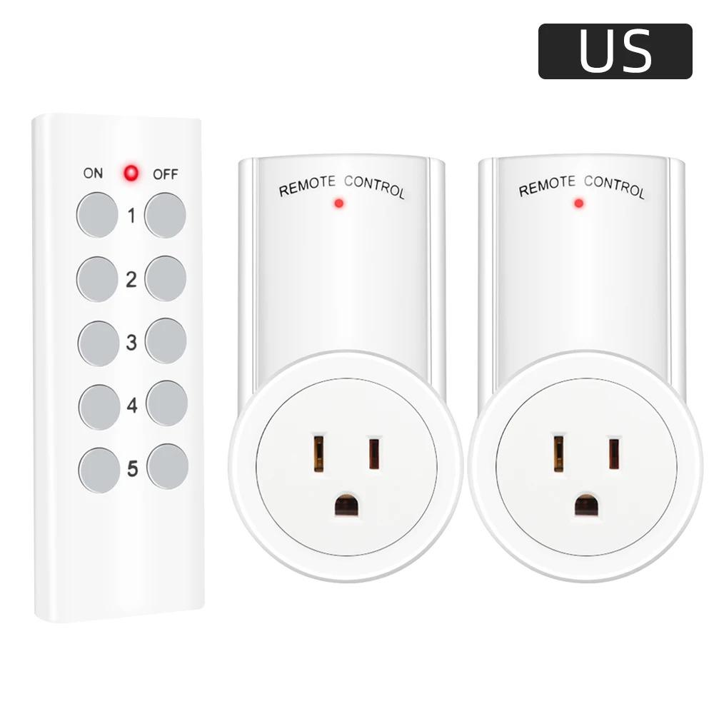 Smart Socket RF 433mhz Wireless Remote Control Outlet Adaptor Wall Electrical Switch Home Lamp For Smart Home EU UK US FR Plug