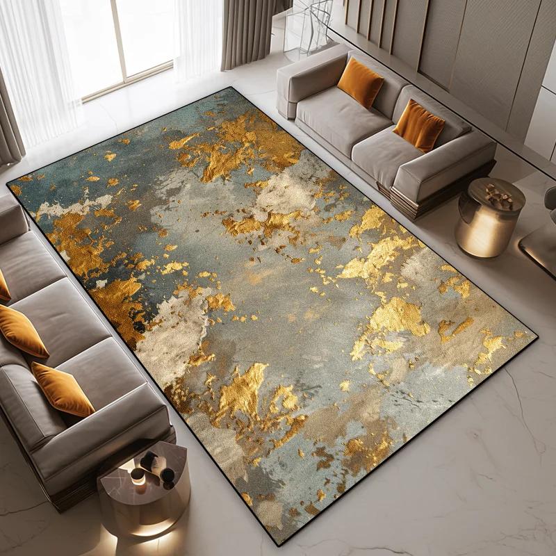 Nordic Ink Splash Abstract Carpets Living Room Large Area Home Decoration Bedroom Rugs Non-slip Coffee Tables Balcony Foor Mats