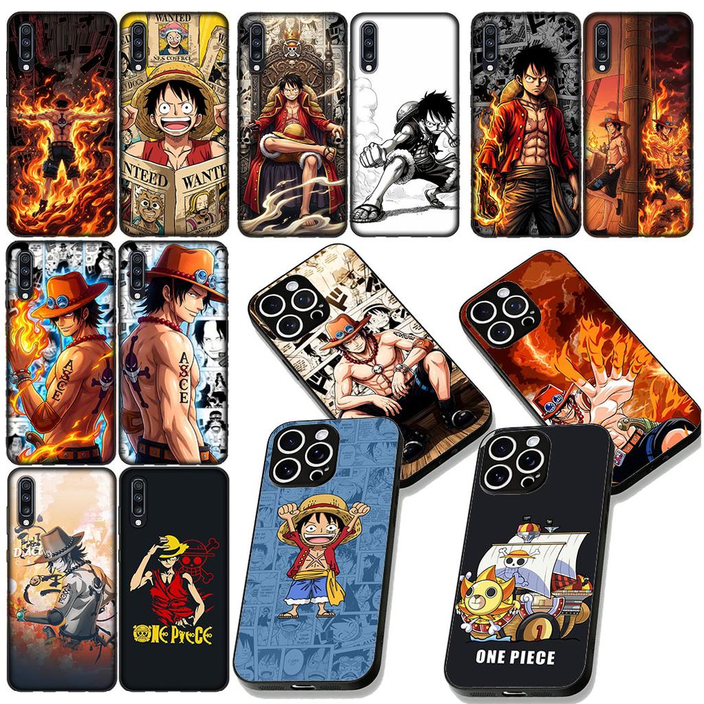 Portgas Ace One Piece Luffy Phone Cover for Motorola Moto G86 G14 G35 G34 G45 G55 G67 G75 G85 G24 G15 G54 G57 Power Case