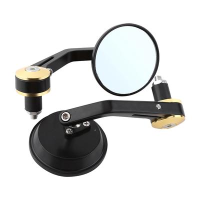 1 Pair Universal 7 8  Round Handlebar Bar End  Rear View Mirrors Motorcycle Scooter Sidemirror