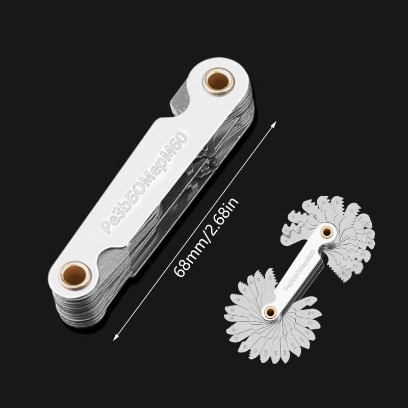 Thread Gauge Set 40Piece Screw Gauge Suitable For Industrial Measurement And DIY Projects Precise Industrial Measurement