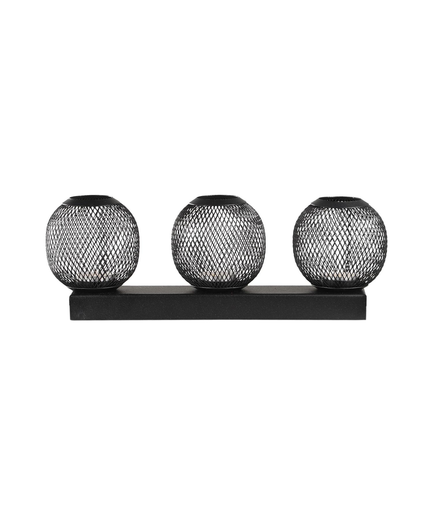 

Теплица Tealight 3-й подсвечник черный