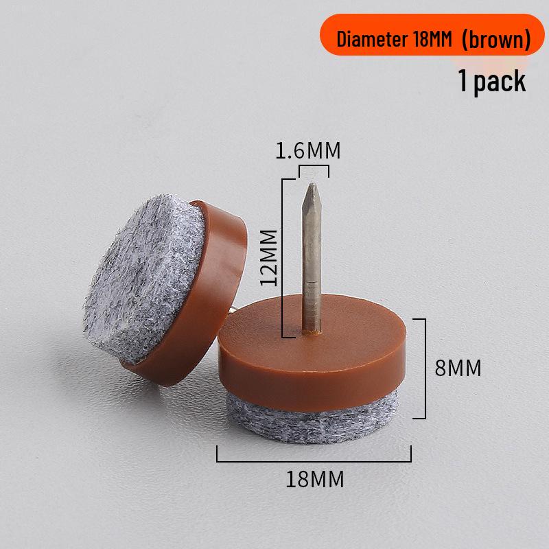 Thickened Silent Anti-slip Furniture Floor Pads: Moisture-proof Felt Nail Protectors for Tables, Chairs, Sofas, Cabinets.
