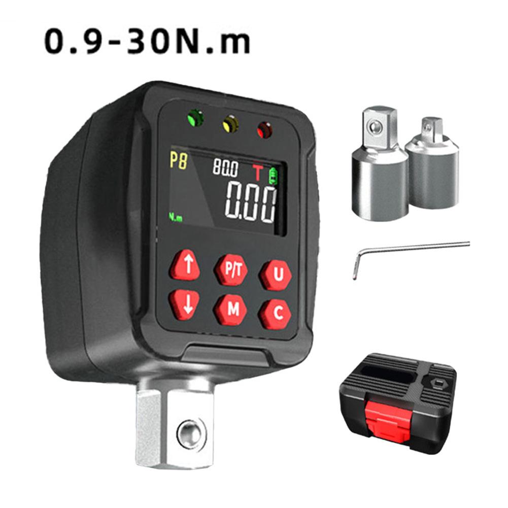 

Цифровой адаптер момента 1/2 дюйма 0,9-340 Нм Цифровой преобразователь динамометрического ключа Хранение данных Светодиодные индикаторы Адаптеры 3/8 1/4 Для автомобиля