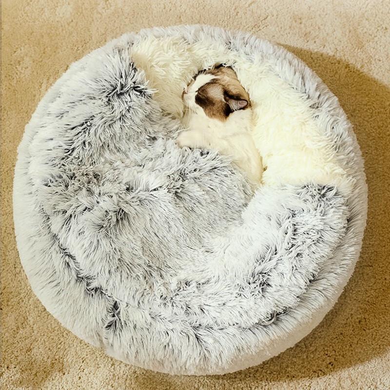 Thickened Winter Pet Bed: Cozy Cat Nest & Large Dog Sofa Mat for Warmth