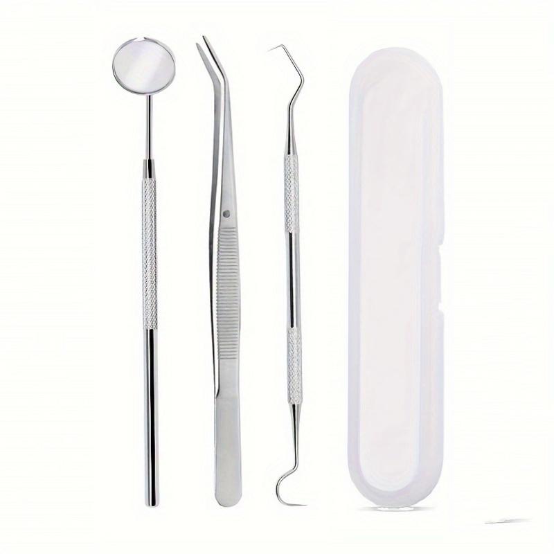 

3/4/5/6pcs Stainless Steel Dental Tool Set Dental Oral Care Endoscopic Cleaning Calculus Remover Tooth Stains And Tartar