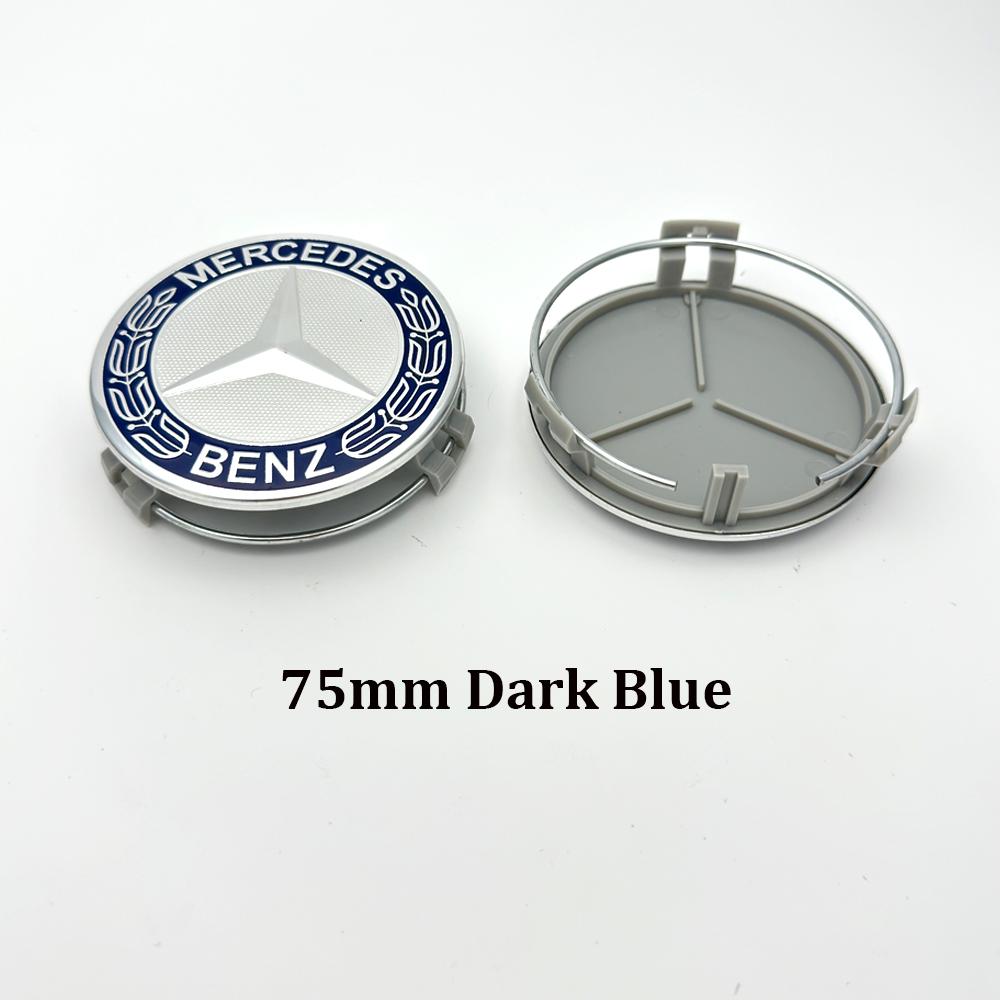 2026 Hot 4PCS 75mm Car Wheel Center Hub Caps Cover For Mercedes Benz AMG B/C/E/S Class W204 W211 W205 W212 W203 W213 W124 Car Accessories